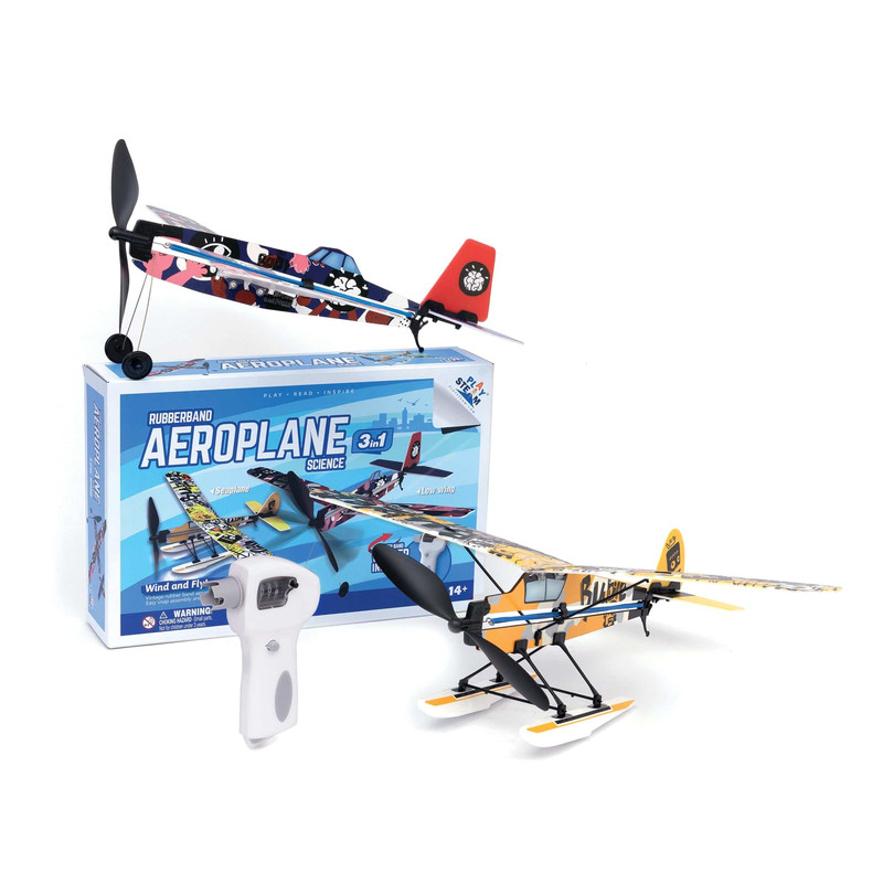 Rubberband Aeroplane Science Model Kit - Project Types:3-in-1 Kit with Winder